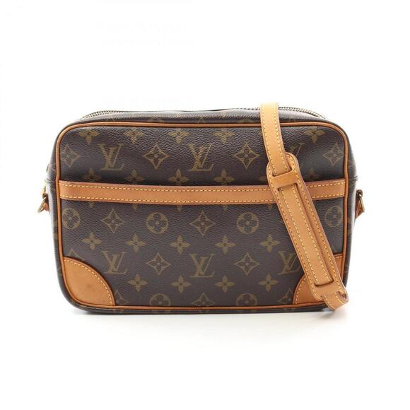LOUIS VUITTON Brown Monogram Leather Shoulder Bag - Picture 1 of 11